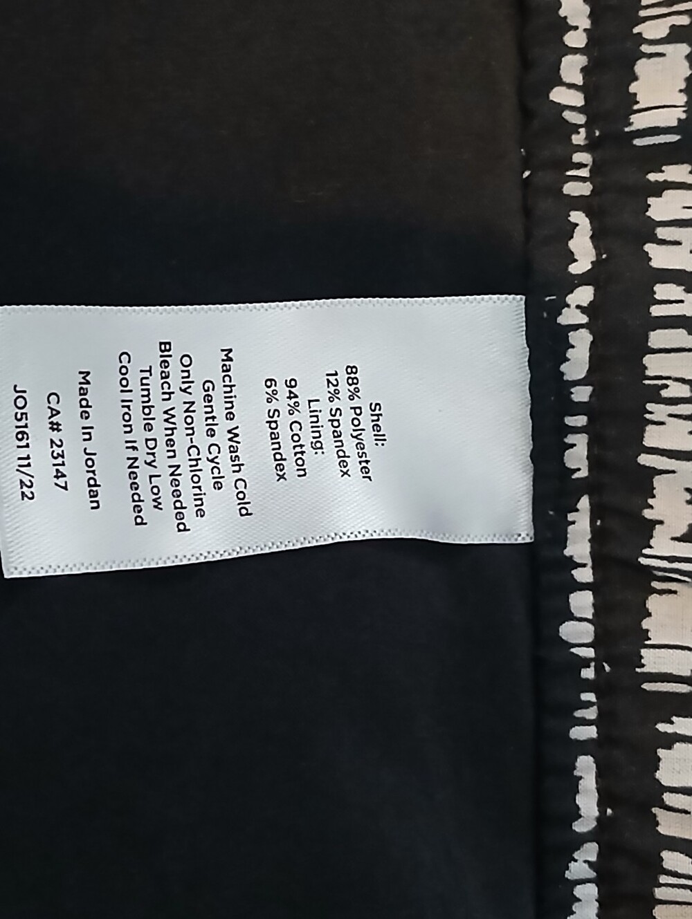 Talbots Black and White Striped Skater Skirt - Picture 6 of 6